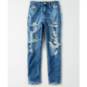 AE Stretch Curvy Mom Jeans